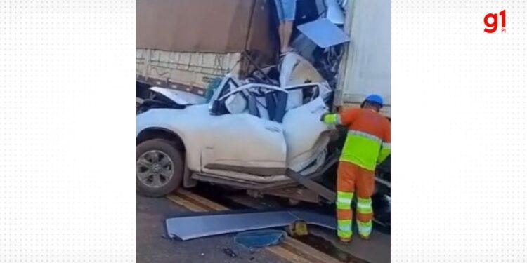 Motorista de carreta é preso após engavetamento que matou casal de empresários que atuava no PI