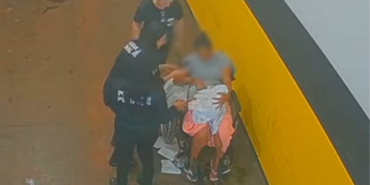 Visitante dá à luz em presídio de Dourados com ajuda de policiais; veja vídeo
